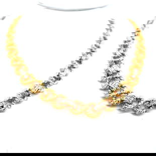 TIFFANY & CO 1.50 CARAT ROUND DIAMOND 18 KARAT YELLOW GOLD LINK NECKLACE: TIFFANY & CO 1.50 CARAT ROUND DIAMOND 18 KARAT YELLOW GOLD LINK NECKLACE Title: Tiffany & Co 1.50 Carat Round Brilliant F VS1 Diamond 18 Karat Yellow Gold Link Necklace Style: Link Metal: 18 Karat Yel