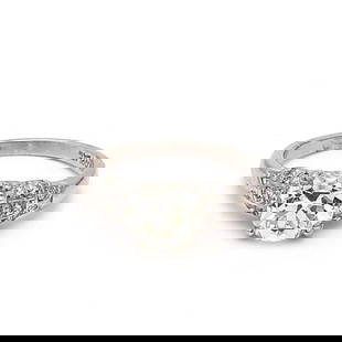 1.69 CARAT CIRCULAR BRILLIANT CUT L-VS1 DIAMOND WHITE PLATINUM ENGAGEMENT RING: 1.69 CARAT CIRCULAR BRILLIANT CUT L-VS1 DIAMOND WHITE PLATINUM ENGAGEMENT RING Title: 1.69 Carat Circular Brilliant Cut L-VS1 Diamond White Platinum Engagement Ring Style: Engagement Metal: White Plat