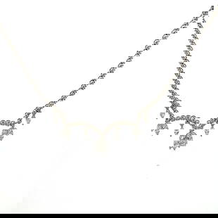 10.31 CARAT ROUND BRILLIANT G VS1 & G VS1 DIAMOND PLATINUM RIVIERA NECKLACE: 10.31 CARAT ROUND BRILLIANT G VS1 & G VS1 DIAMOND PLATINUM RIVIERA NECKLACE Title: 10.31 Carat Round Brilliant G VS1 and G VS1 Diamond Platinum Riviera Necklace Style: Riviera Metal: Platinum Gemstone