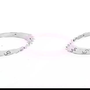 CARTIER 1.00 CARAT ROUND BRILLIANT F-VS1 DIAMOND 18K WG BANGLE BRACELET SIZE 19: CARTIER 1.00 CARAT ROUND BRILLIANT F-VS1 DIAMOND 18K WG BANGLE BRACELET SIZE 19 Title: Cartier 1.00 Carat Round Brilliant F-VS1 Diamond 18 Karat White Gold Bangle Bracelet Style: Bangle Metal: 18 Kara