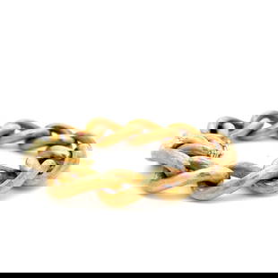 VINTAGE 39.80 GRAMS 18 KARAT YELLOW GOLD TEXTURED LINK BRACELET: VINTAGE 39.80 GRAMS 18 KARAT YELLOW GOLD TEXTURED LINK BRACELET Title: 18 Karat Yellow Gold Link Bracelet Style: Link Metal: 18 Karat Yellow Gold Dimension: 8*0.67*0.33IN Weight: 39.8 Grams Condition: