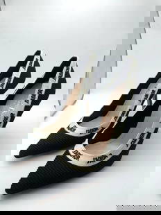 CHRISTIAN DIOR J'ADIOR PUMP HEELS WHITE RIBBON LOGO ALL AROUND   (SIZE: 37.5): CHRISTIAN DIOR J'ADIOR PUMP HEELS WHITE RIBBON LOGO ALL AROUND (SIZE: 37.5) Christian Dior J'Adior pump heels White Ribbon logo all around You are bidding on a Christian Dior J'Adior pump heels White