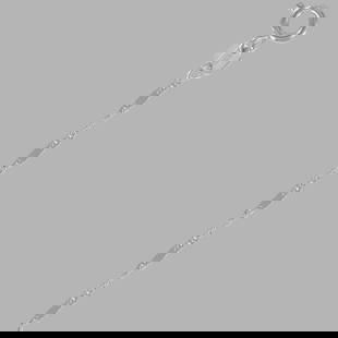 14K WHITE GOLD MIRROR SINGAPORE CHAIN NECKLACE: NEW 14K WHITE GOLD MIRROR SINGAPORE NECKLACE 14K Solid White Gold Necklace (not gold plated or gold filled) Measures 1mm wide Lengths measure from 18" Well made chains Spring clasps Chains are New Apx