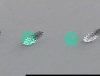 LOOSE NATURAL COLOMBIAN EMERALD ROUND CUT Sale is for 2 round cut natural Emeralds Matching pair: LOOSE NATURAL COLOMBIAN EMERALD ROUND CUT Sale is for 2 round cut natural Emeralds Matching pair Emeralds measures 1.2mm in diameter New, never used before, perfect for jewelry repair