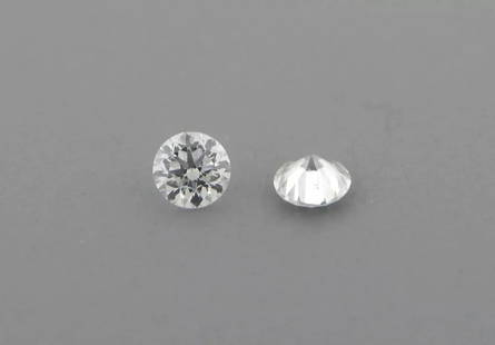 LOOSE NATURAL UNTREATED DIAMONDS Sale is for 2 round cut natural untreated earth mined diamond Sale: LOOSE NATURAL UNTREATED DIAMONDS Sale is for 2 round cut natural untreated earth mined diamond Sale is for a matching pair Diamonds measures 2.3mm in diameter Diamonds are full cut Diamonds are G colo