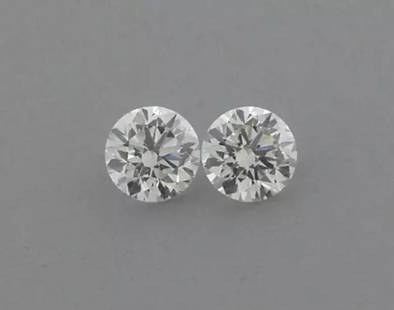 LOOSE NATURAL UNTREATED DIAMONDS Sale is for 2 round cut natural untreated earth mined diamond Sale: LOOSE NATURAL UNTREATED DIAMONDS Sale is for 2 round cut natural untreated earth mined diamond Sale is for a matching pair Diamonds measures 3.8mm in diameter Diamonds are full cut Diamonds are G colo