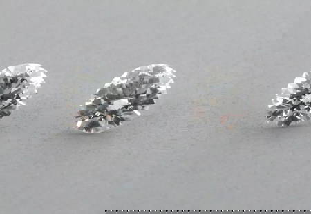 LOOSE NATURAL UNTREATED DIAMONDS Sale is for 2 round cut natural untreated earth mined diamond Sale: LOOSE NATURAL UNTREATED DIAMONDS Sale is for 2 round cut natural untreated earth mined diamond Sale is for a matching pair Diamonds measures 4mm in diameter Diamonds are full cut Diamonds are G color