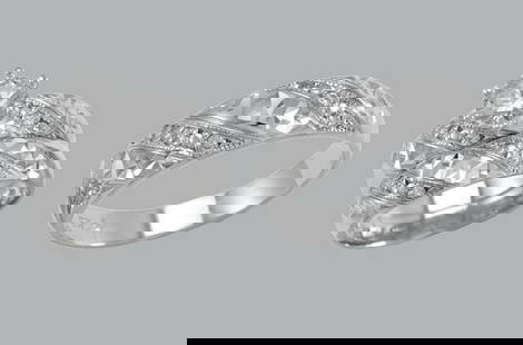 14K GOLD TRIO WEDDING SET CZ ENGAGEMENT RING BANDS 3pcs: NEW 14K WHITE GOLD WEDDING SET New 14K White solid gold wedding rings set 3 rings total (can easily be resized by your local jeweler) 2 Ladies Rings Size - 7 1 Mens Ring Size - 10 Polished finish Apx