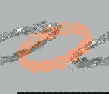 14K ROSE GOLD ETERNITY CZ BAND RING HALF BALL SIZE 8: NEW 14K ROSE GOLD ETERNITY BAND New 14K rose gold full eternity band ring 4mm Wide Well made rings. prong set with full cut cz. Ring size is 8 Polished finish Apx weight is 2.1g