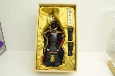 AUTHENTIC JAPANESE NOBUNAGA ODA SAMURAI ARMOR COLLECTIBLE DOLL FIGURE TOYS TOYS