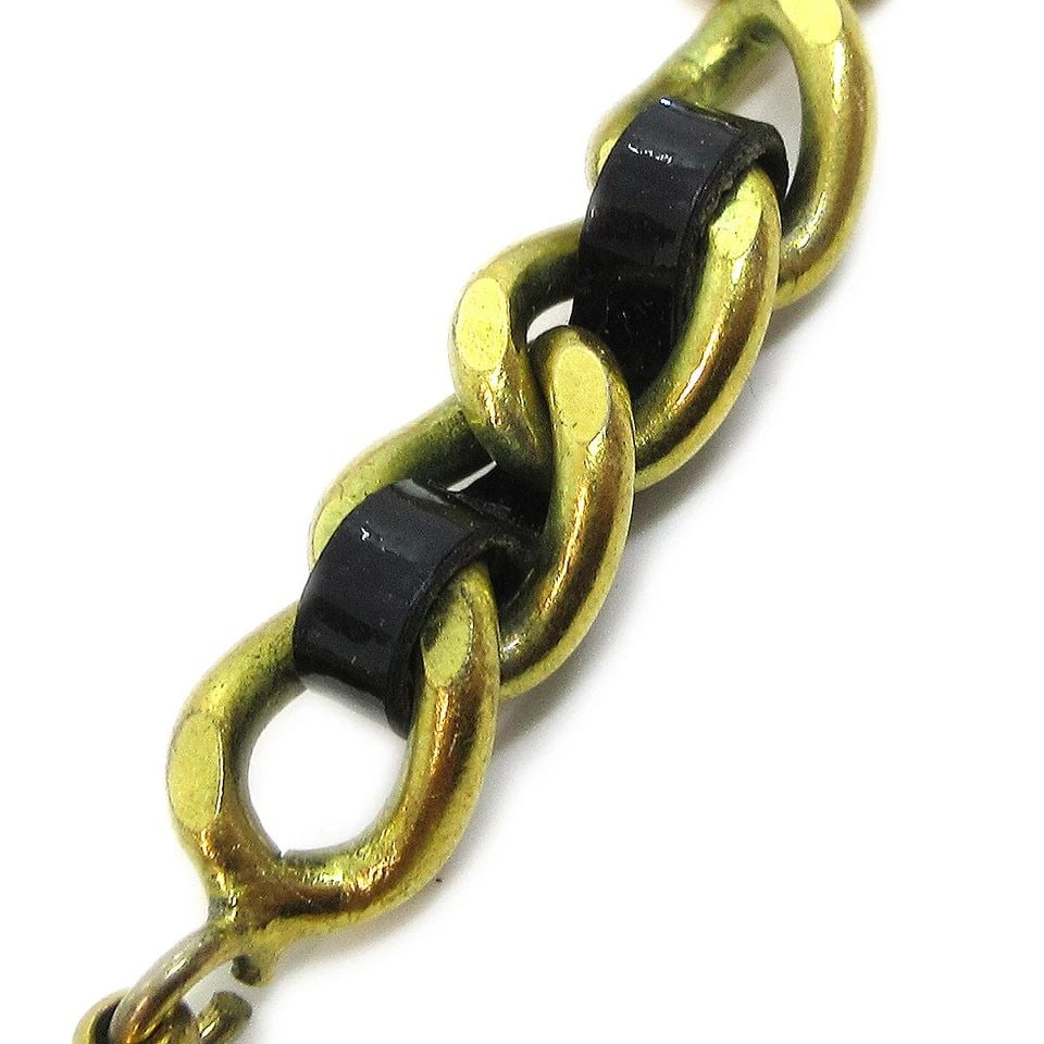 CHANEL CC LOGOS RHINESTONE CHARM GOLD CHAIN BRACELET 95P ACCESSORIES: CHANEL CC LOGOS RHINESTONE CHARM GOLD CHAIN BRACELET 95P ACCESSORIES Exterior : AB : FAIR CONDITION!! Other : - S : New or new without a tag. SA : Excellent condition. A : Good condition with minor si