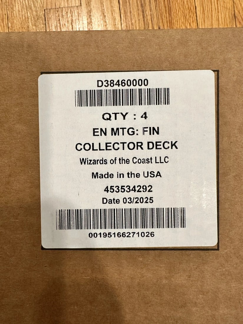 MAGIC THE GATHERING FINAL FANTASY COLLECTOR’S ED. COMMANDER DECK BUNDLE NEW (1 of 2)