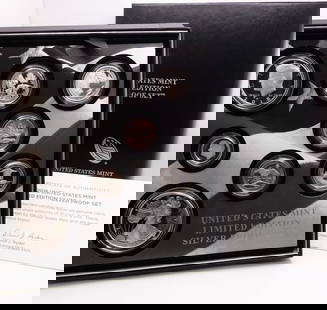 2018 S U.S MINT LIMITED EDITION SILVER PROOF 8 COIN SET - OGP & COA #Q1: 2018 S U.S MINT LIMITED EDITION SILVER PROOF 8 COIN SET - OGP & COA #Q1 2018 S U.S Mint Limited Edition 8 Coins Silver Proof Set OGP & COA Included