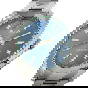 ROLEX OYSTER PERPETUAL MILGAUSS 116400GV MEN'S WATCH: ROLEX OYSTER PERPETUAL MILGAUSS 116400GV MEN'S WATCH Item Description Brand name ROLEX Product Name Oyster Perpetual Milgauss 116400GV Sunray Z Blue Dial Roulette Stamp Random Serial Green Sapphire Gl