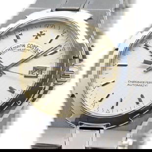 VACHERON CONSTANTIN OVERSEAS CHRONOMETER 42042/423A-8872 UNISEX WATCH: VACHERON CONSTANTIN OVERSEAS CHRONOMETER 42042/423A-8872 UNISEX WATCH Item Description Brand name VACHERON CONSTANTIN Product name Overseas Manufacturing year 2002 Model number 42042/423A-8872 Case si