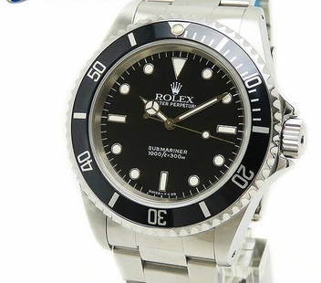ROLEX SUBMARINER 14060 CAL.3000 U-NUMBER MEN'S WATCH: ROLEX SUBMARINER 14060 CAL.3000 U-NUMBER MEN'S WATCH Item Description Product name: ROLEX Submariner Model number: 14060 Caliber: 3000 Material: SS Dial: Black Movement: Automatic Size (approx.): Case