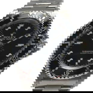 ROLEX SUBMARINER D SERIAL NUMBER 14060M MEN'S WATCH: ROLEX SUBMARINER D SERIAL NUMBER 14060M MEN'S WATCH Item Description [Manufacturer] ROLEX [Model number] 14060M [Serial number] D47**** [Target] Men [Material] Stainless steel [Color] Black [Case size