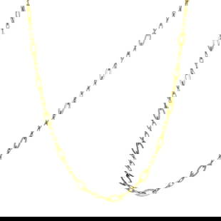 ROBERTO COIN CHAIN LINK NECKLACE 18K GOLD: ROBERTO COIN CHAIN LINK NECKLACE 18K GOLD Product details: DESIGNER: Roberto Coin CIRCA: Late 20th Century MATERIALS: 18k Gold WEIGHT: 10.7 Grams MEASUREMENTS: 17 1/2” x 3/16" HALLMARKS: 18K, It