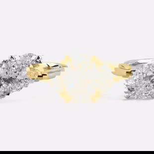 LAB-GROWN 2.15 CARAT OVAL D-VVS2 DIAMOND 14K YELLOW GOLD 3 STONES RING: LAB-GROWN 2.15 CARAT OVAL D-VVS2 DIAMOND 14K YELLOW GOLD 3 STONES RING PRODUCT DESCRIPTION Title: High-quality Brand-New Echo Friendly Elegant Lab-Grown 2.15 Carat Oval D-VVS2 Diamond 14K Yellow Gold