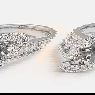 1.80 CARAT ROUND BRILLIANT G VS1 DIAMOND 14K WG SEMI MOUNT RING: 1.80 CARAT ROUND BRILLIANT G VS1 DIAMOND 14K WG SEMI MOUNT RING 1.80 Carat Round Brilliant G VS1 Diamond 14 Karat White Gold Semi Mount Ring 14k Semi-Mount Engagement Ring Details Department Unisex Ad
