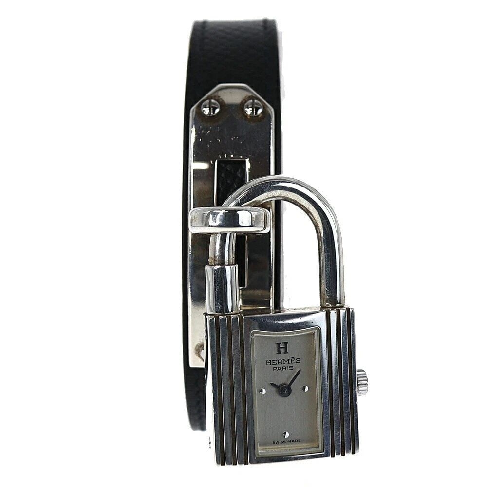 HERMES KELLY WATCH LADIES WATCH: HERMES KELLY WATCH LADIES WATCH HERMES KELLY WATCH LADIES WATCH Item Description Brand: HERMES Model: None Product name: Kelly Watch Material: Case: Ag925/Silver 925 Bracelet: Leather Dial: Silver Siz