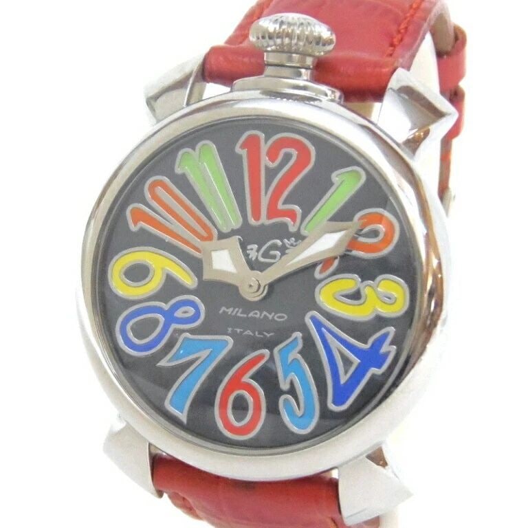 Gaga Milano Quartz Manuale 40mm 5020.2 Men's Watch Red