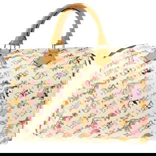 LOUIS VUITTON MONOGRAM WATERCOLOR SPEEDY 30 HANDBAG: LOUIS VUITTON MONOGRAM WATERCOLOR SPEEDY 30 HANDBAG Louis Vuitton Monogram Watercolor Speedy 30 Handbag M95751 Description OUTSIDE : A+: VERY GOOD CONDITION!! INSIDE : A+: VERY GOOD CONDITION!! Minor