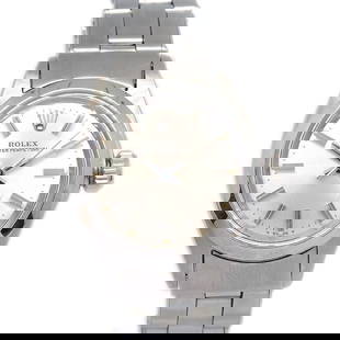 ROLEX OYSTER PERPETUAL 24MM REF.6618 SELF-WINDING WATCH SS: ROLEX OYSTER PERPETUAL 24MM REF.6618 SELF-WINDING WATCH SS Rolex Oyster Perpetual 24mm Ref.6618 221**** Self-winding Watch SS Description Case: AB: FAIR CONDITION!! There is a scratch on the windshiel