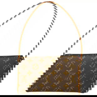 LOUIS VUITTON MONOGRAM RECITAL HANDBAG: LOUIS VUITTON MONOGRAM RECITAL HANDBAG pocket Outside - Inside pocket x1 Size (Inch) : W 7.9 x H 5.1 x D 2.8 " Handle Drop. 7.5 " Size (CM) : W 20.0 x H 13.0 x D 7.0 cm Handle Drop. 19.0 cm Color : Br