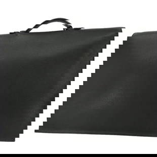 HERMES BLACK VACHE LIEGEE SAC A DEPECHES 41 BRIEFCASE: HERMES BLACK VACHE LIEGEE SAC A DEPECHES 41 BRIEFCASE pocket Outside - Inside pocket x1 Size (Inch) : W 16.1 x H 12.2 x D 3.9 " Handle Drop. 1.2 " Size (CM) : W 41.0 x H 31.0 x D 10.0 cm Handle Drop.