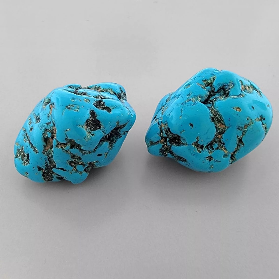 385ct NATURAL UNTREATED ARIZONA TURQUOISE NUGGETS (1 of 2)
