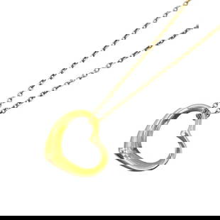 TIFFANY & CO. OPEN HEART K18 YELLOW GOLD 40.5CM LENGTH NECKLACE PRE OWNED: TIFFANY & CO. OPEN HEART K18 YELLOW GOLD 40.5CM LENGTH NECKLACE PRE OWNED B0723br>TIFFANY & CO. OPEN HEART K18 YELLOW GOLD 40.5CM LENGTH NECKLACE PRE OWNED B0723br>Item Description brand TIFFANY?CO Pr