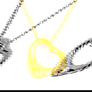 TIFFANY & CO. OPEN HEART 18K YELLOW GOLD 42CM LENGTH NECKLACE PRE OWNED: TIFFANY & CO. OPEN HEART 18K YELLOW GOLD 42CM LENGTH NECKLACE PRE OWNED [B0715]br>TIFFANY & CO. OPEN HEART 18K YELLOW GOLD 42CM LENGTH NECKLACE PRE OWNED [B0715]br>Item Description ?Brand: Tiffany (TI