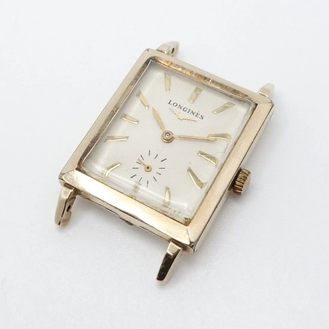 LONGINES 10K YELLOW GOLD FILLED CAL 370 TANK MANUAL WATCH 25 X 41MM PARTS REPAIR: Longines Wittnauer 10K Yellow Gold Filled Cal. 370 & 17 Jewels Tank Manual Head Watch ONLY Case Size - 25mm x 41mm 5N79 400 1251998 **Movement is currently running The back case is loose** **Sold As I