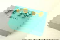 AUTHENTIC TIFFANY & CO. 14K GOLD CUFFLINKS STRIPED LOOPING CLOTHING ACCESSORIES