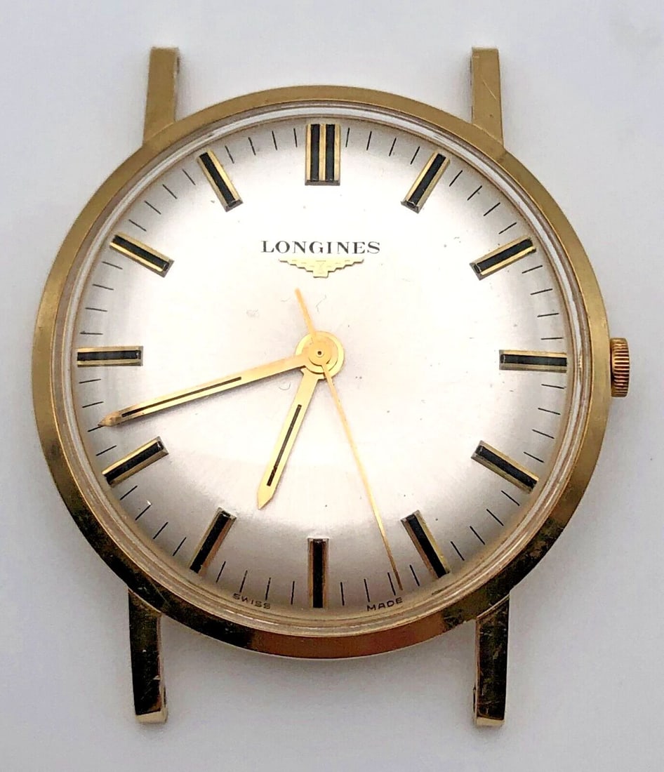 VINTAGE LONGINES 18K YELLOW GOLD 34MM CASE, 284 MOVEMENT, 17 JEWELS HAND WINDING: VINTAGE LONGINES 18K YELLOW GOLD 34MM CASE, 284 MOVEMENT, 17 JEWELS HAND WINDING Vintage Longines 18k Yellow Gold, 284 movement, 17 Jewels Hand Winding 34mm You are bidding on a Vintage Longines 18k Y