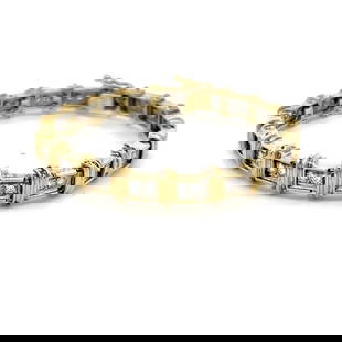 3.00 CARAT ROUND BRILLIANT H SI1 DIAMOND 14 KARAT YELLOW GOLD TENNIS BRACELET: 3.00 CARAT ROUND BRILLIANT H SI1 DIAMOND 14 KARAT YELLOW GOLD TENNIS BRACELET 3.00 CARAT ROUND BRILLIANT H SI1 DIAMOND 14 KARAT YELLOW GOLD TENNIS BRACELET Title: 3.00 Carat Round Brilliant H SI1 Diam