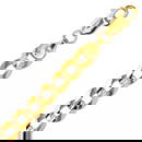 NEW 14K YELLOW GOLD BARREL CURB CHAIN NECKLACE