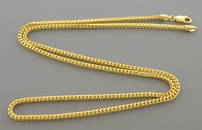 NEW 14K YELLOW GOLD SOLID FRANCO CHAIN NECKLACE