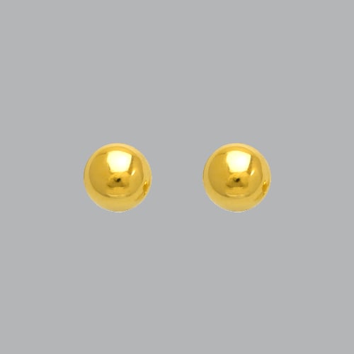 14K YELLOW GOLD BALL GIRLS STUD EARRINGS SIZE 4mm: NEW 14K YELLOW GOLD STUD EARRINGSNew 14K Yellow Gold Earrings Measures: 4mm Stud earrings Earrings have a polished finish Stamp: 14k Avg Weight: apx 1 gram