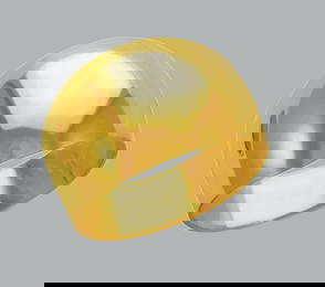 NEW 14K YELLOW GOLD LADIES RING LARGE DOMED CIGAR BAND