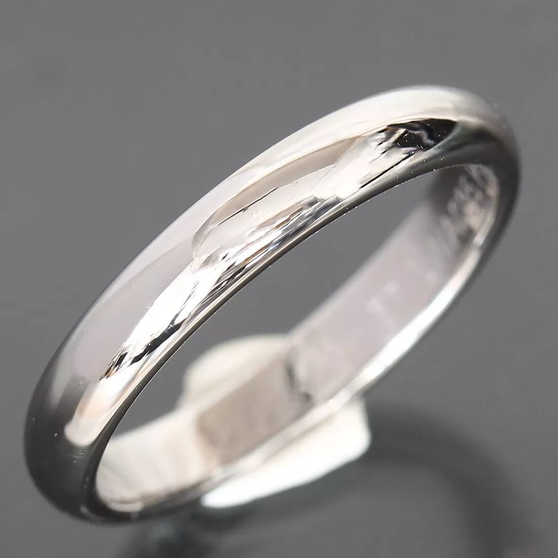 CARTIER WEDDING RING PLATINUM 950 MEN'S RING 3MM US 8 AUTHENTIC (1 of 2)