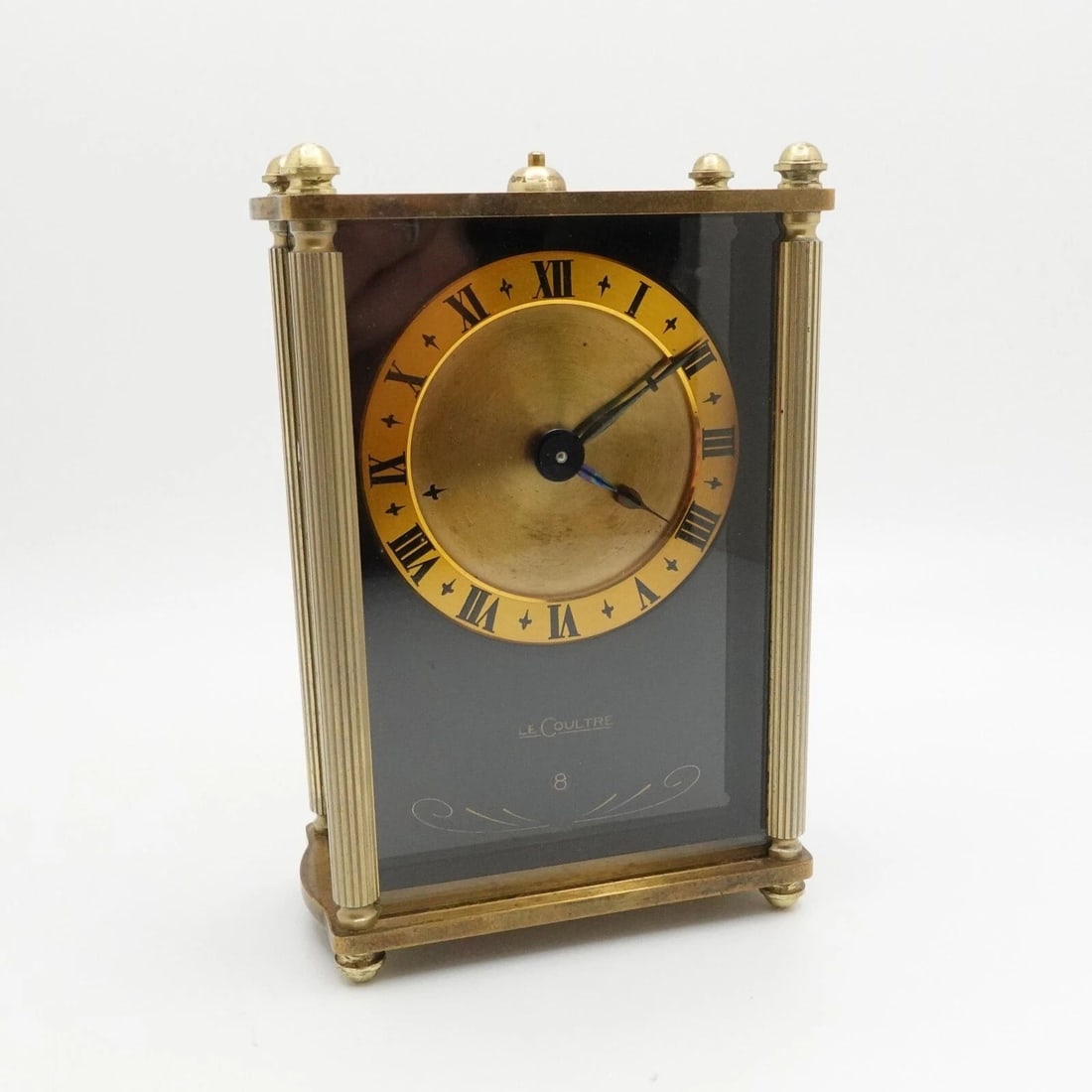 JAEGER-LECOULTRE 8 DAYS MUSICAL ALARM DESK CLOCK (1 of 2)