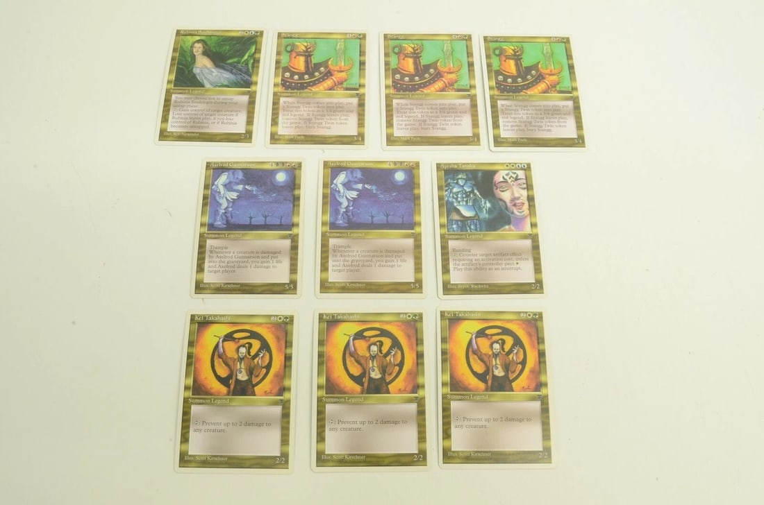 MAGIC THE GATHERING CHRONICLES GOLD MULTICOLOR VINTAGE LEGENDS REPRINT CARDS MTG (1 of 2)