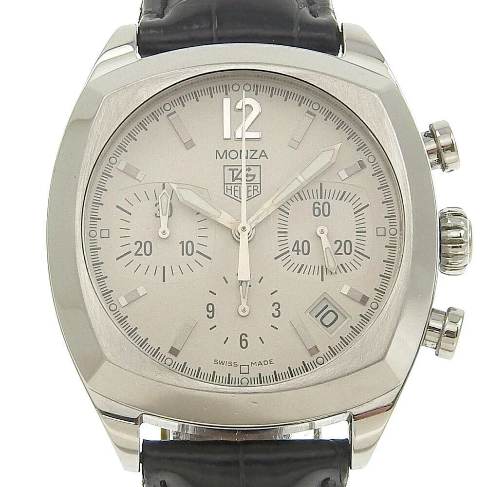 TAG HEUER MONZA CR2114-0 SWISS MADE AUTOMATIC WHITE DIAL MEN'S: TAG HEUER MONZA CR2114-0 SWISS MADE AUTOMATIC WHITE DIAL MEN'S TAG HEUER MONZA CR2114-0 SWISS MADE AUTOMATIC WHITE DIAL MEN'S Item Description brandTAG HEUERmodel namemonzaModel numberCR2114-0subject