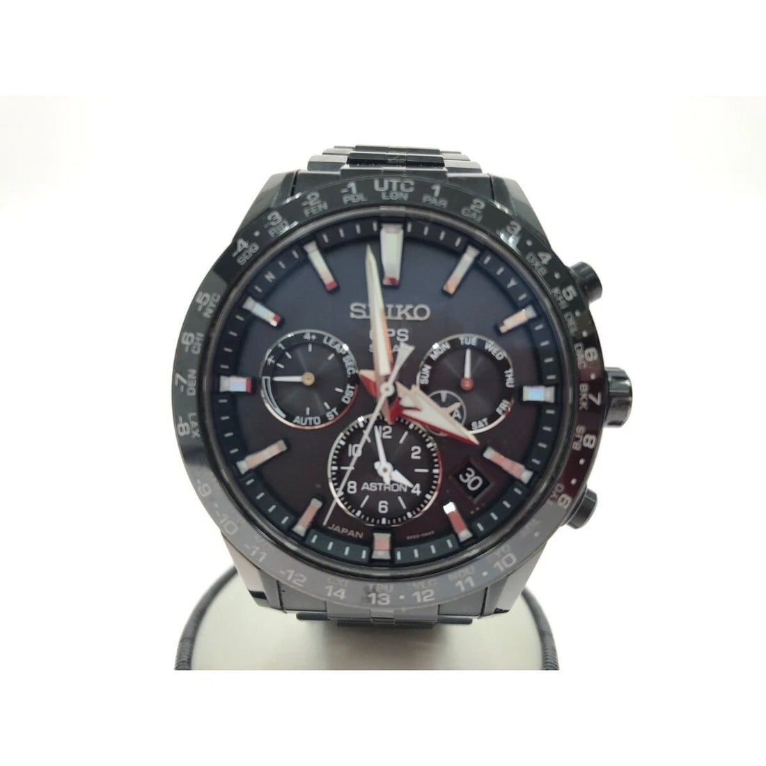 Seiko Pilot Flightmaster Chronograph 7t62 0eb0 Mens Wrist Watch