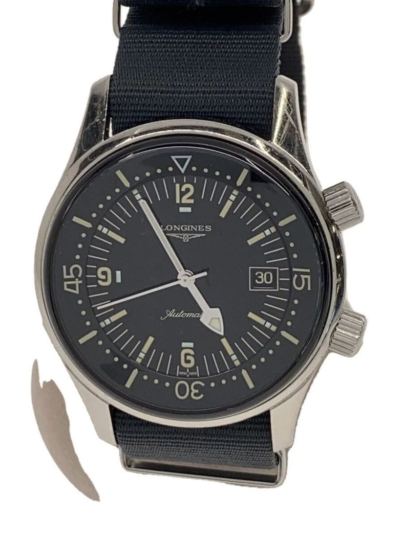 LONGINES LEGEND DIVER MEN'S WATCH: LONGINES LEGEND DIVER MEN'S WATCH Item Description Condition: Used, Grade BSlight signs of useProduct Description: Scratches and minor scratches on the bezel, case, and case back. Deterioration of the