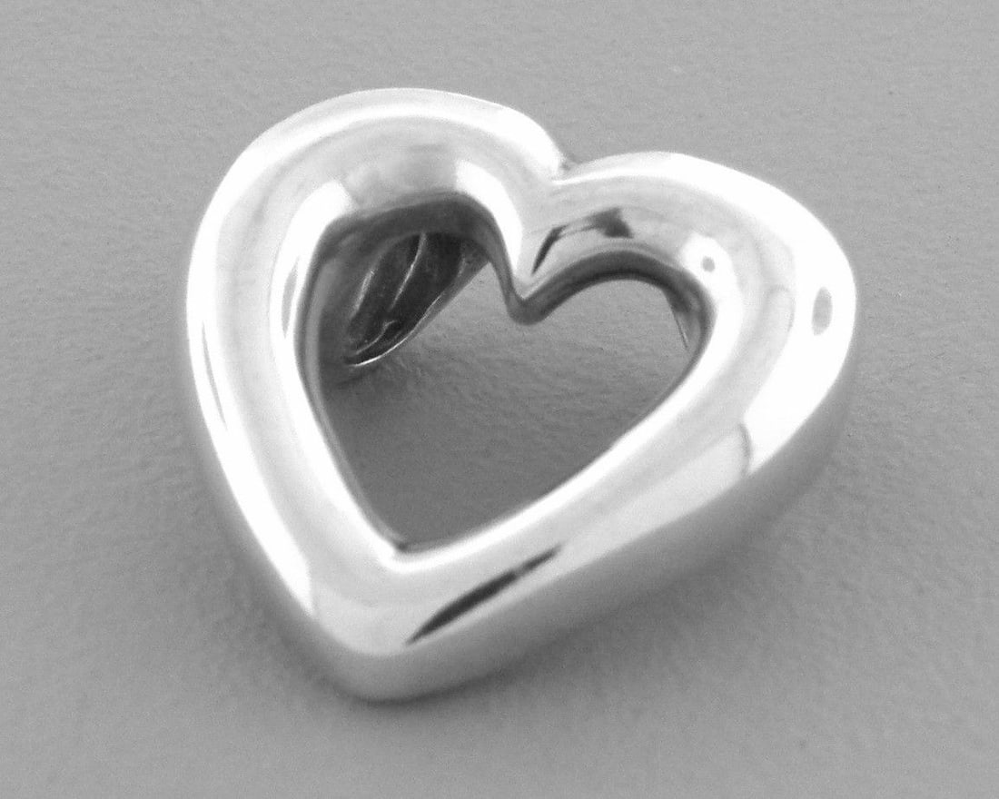 JAMES AVERY STERLING SILVER HEART SLIDE PENDANT (1 of 2)