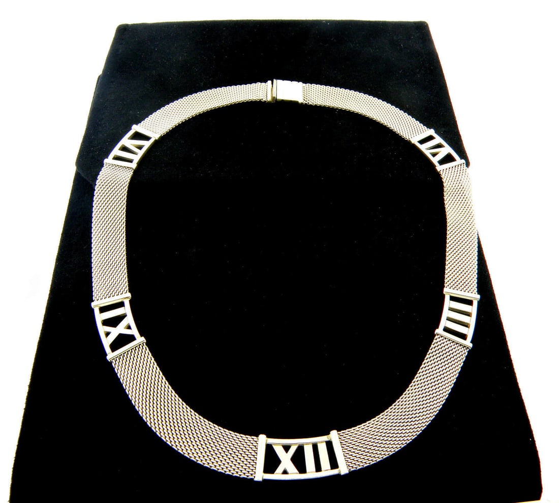 TIFFANY & Co. STERLING SILVER ATLAS NECKLACE (1 of 2)