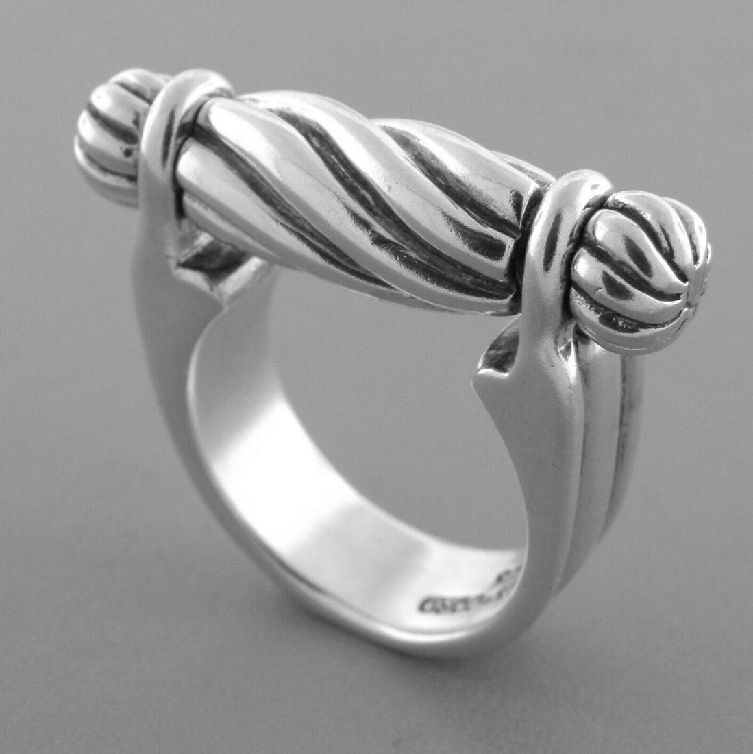 KIESELSTEIN CORD STERLING SILVER LADIES SPINNING RING SIZE 6 (1 of 2)